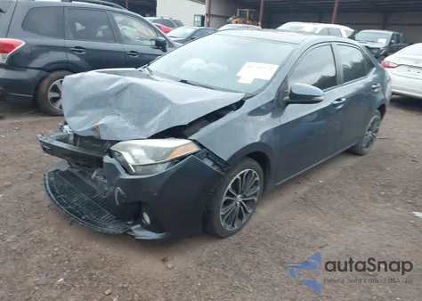 2016 Toyota Corolla S Plus z USA, uszkodzony, nr VIN 5YFBURHE9GP518013